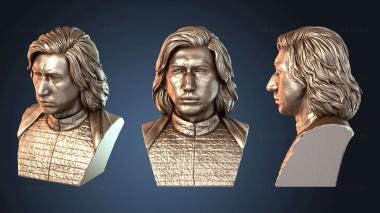 3D модель Кайло Рен Бюст Сид Наик (STL)