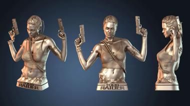 3D модель LABS Лара Крофт Бюст Анджелина Джоли (STL)