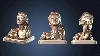 3D модель Богиня удачи с завязанными глазами (STL)