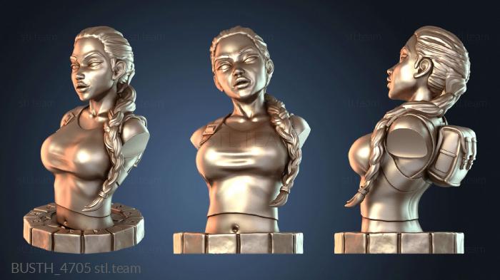 Бюсты монстры и герои Лара Крофт бюст назад