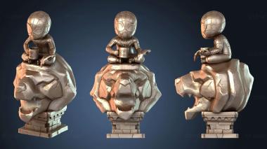 3D модель Ленивый Человек-Паук (STL)