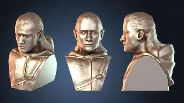 3D модель Бюст Леголаса (STL)