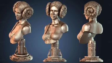 3D модель Лея Бюст Один (STL)