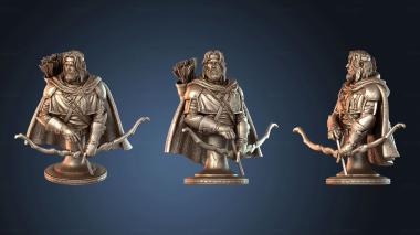 3D модель Бюст полуэльфа леонана (STL)