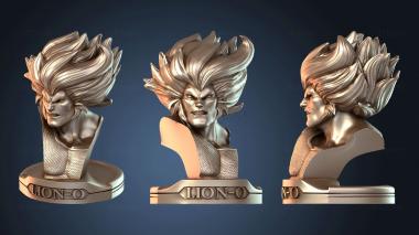 3D модель Бюст Леоно Лев (STL)