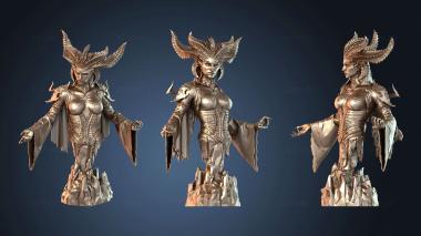 3D модель Лилит БЮСТ (STL)