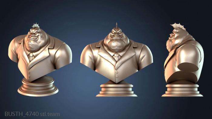 Бюсты монстры и герои Стилизованный Лимбургер и Рат