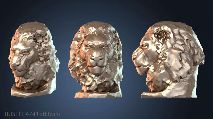 Бюсты монстры и герои Бюст льва