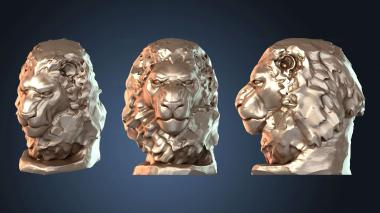 3D модель Бюст льва (STL)