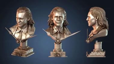 3D модель Альтернативный бюст Локи (STL)
