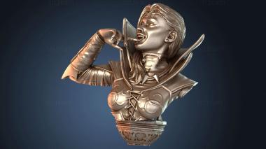 3D модель Добыча бюст Вампир топ (STL)