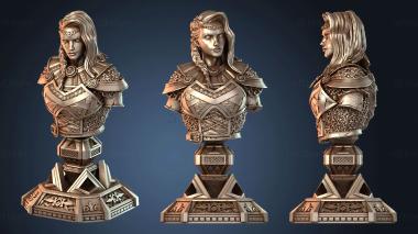 3D модель Зачарованный потерянный и найденный бюст Фрейя (STL)