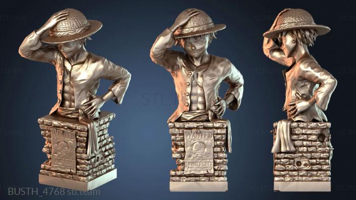 Бюсты монстры и герои Классический бюст Луффи