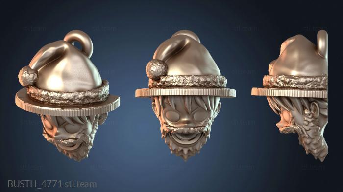 Бюсты монстры и герои Праздничное украшение ЛУФФИ