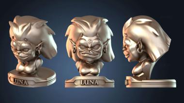 3D модель Лунный бюст (STL)