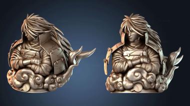 3D модель Мадара Учиха БЮСТ (STL)
