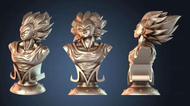 3D модель Легендарный МАДЖИН ВЕГЕТА БЮСТ ЛУКАС ПЕРЕС (STL)