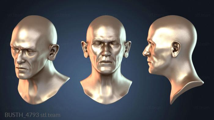 Бюсты монстры и герои Мужской