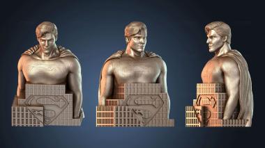 3D модель ЧЕЛОВЕК Кристофер Рив Скай ОП БУСТА (STL)