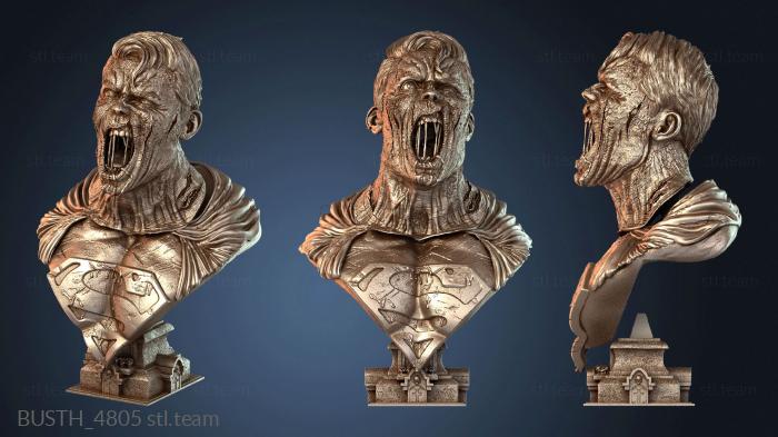 Бюсты монстры и герои Бюст зомби-человека