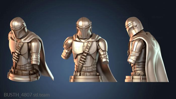 Бюсты монстры и герои Бюст Мандалорца Мандо