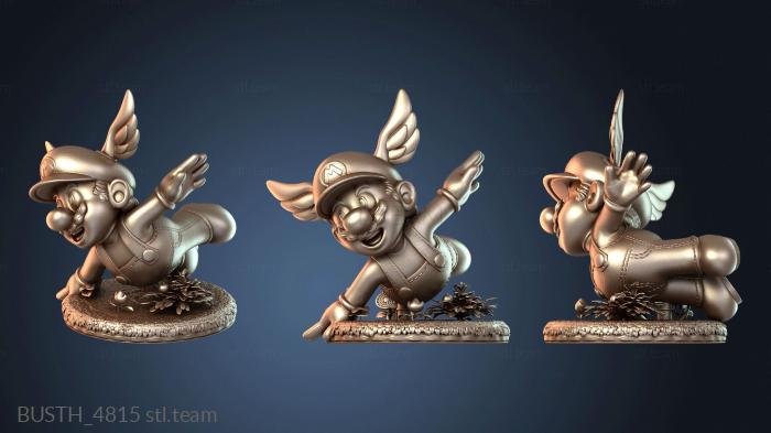 Бюсты монстры и герои Марио Один