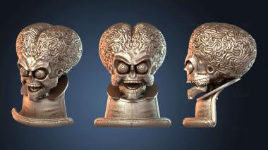 3D модель Марс атакует конфетную чашу (STL)