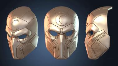 3D модель Шлем Marvel Moon Knight с глазами (STL)