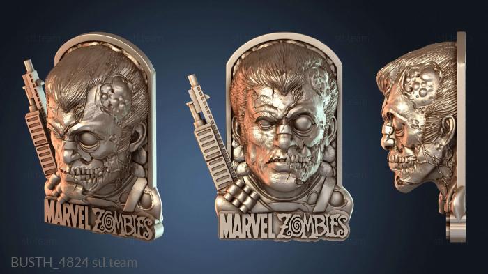 Бюсты монстры и герои Marvel Zombies Каратель