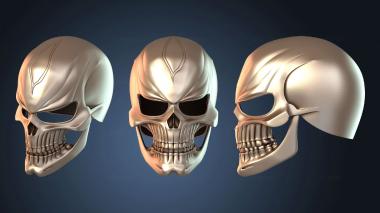 3D модель Шлем Призрачного гонщика MARVELL (STL)