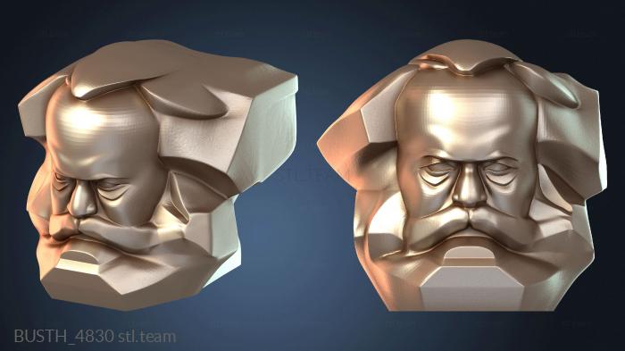 Бюсты монстры и герои Маркс