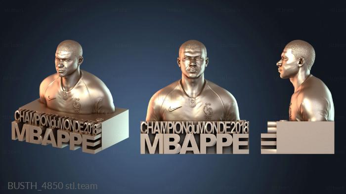 Бюсты монстры и герои МБАППЕ