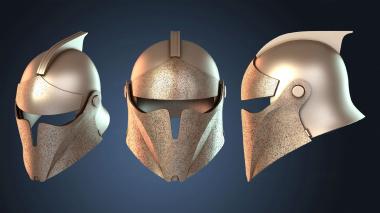 3D модель Средневековый шлем солдата ARC (STL)