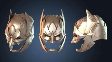 3D модель Средневековый шлем Бэтмена (STL)