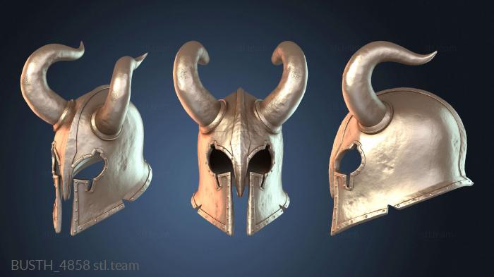 Бюсты монстры и герои Средневековый шлем воина