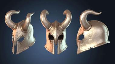 3D модель Средневековый шлем воина (STL)