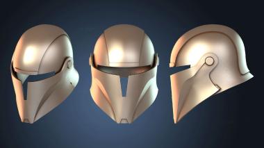3D модель Средневековый шлем-маска (STL)