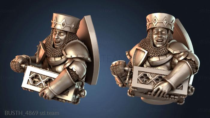 Бюсты монстры и герои Mercia breta Rangers Music Torso