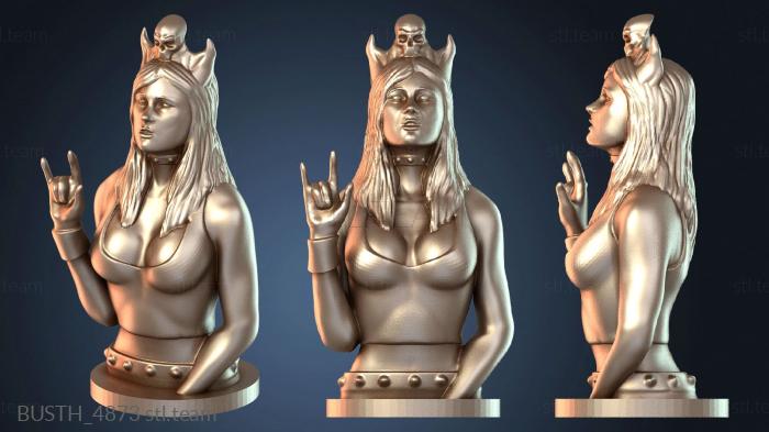 Бюсты монстры и герои Королева металла