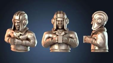 3D модель Пулеметчик (STL)