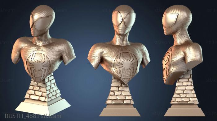 Бюсты монстры и герои Бюст и маска Человека-паука Майлза