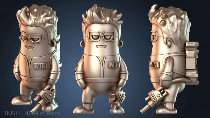 Бюсты монстры и герои Мини-охотник за привидениями