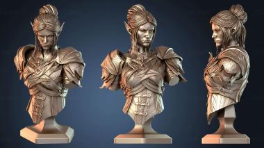 3D модель БЮСТ Минтары (STL)