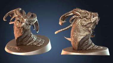 3D модель Туманный дракон (STL)