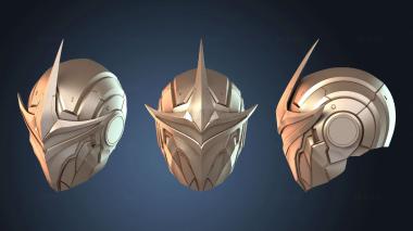 3D модель Современный шлем Темного Ястреба Йош (STL)