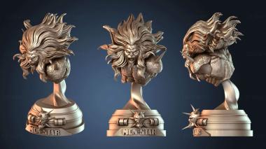 3D модель Бюст Mon Star Silverhawks (STL)