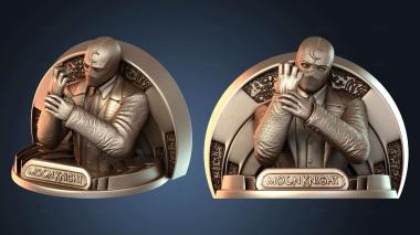 3D модель Бюст мстителя Лунного рыцаря (STL)