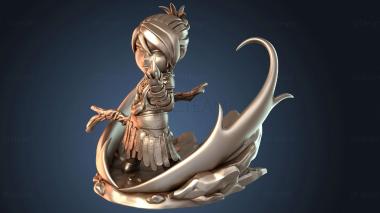 3D модель Морриган Dragon Age (STL)