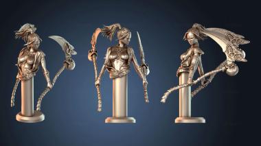 3D модель Простой бюст мортайи (STL)