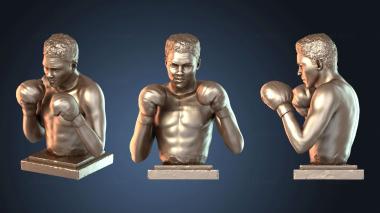 3D модель Мухаммед Али (STL)